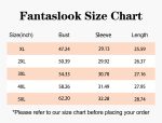 Fantaslook Plus Size Sweatshirts for Women Crewneck Casual Tunic Tops Loose Long Sleeve Shirts - Image 10
