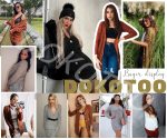 Dokotoo Womens Gray Chunky Cable Knit Casual Cardigan Solid Color Button Down Open Front Loose Sweater Outwear Size Large US 12-14 - Image 11