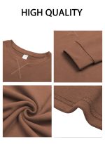 Fantaslook Plus Size Sweatshirts for Women Crewneck Casual Tunic Tops Loose Long Sleeve Shirts - Image 9